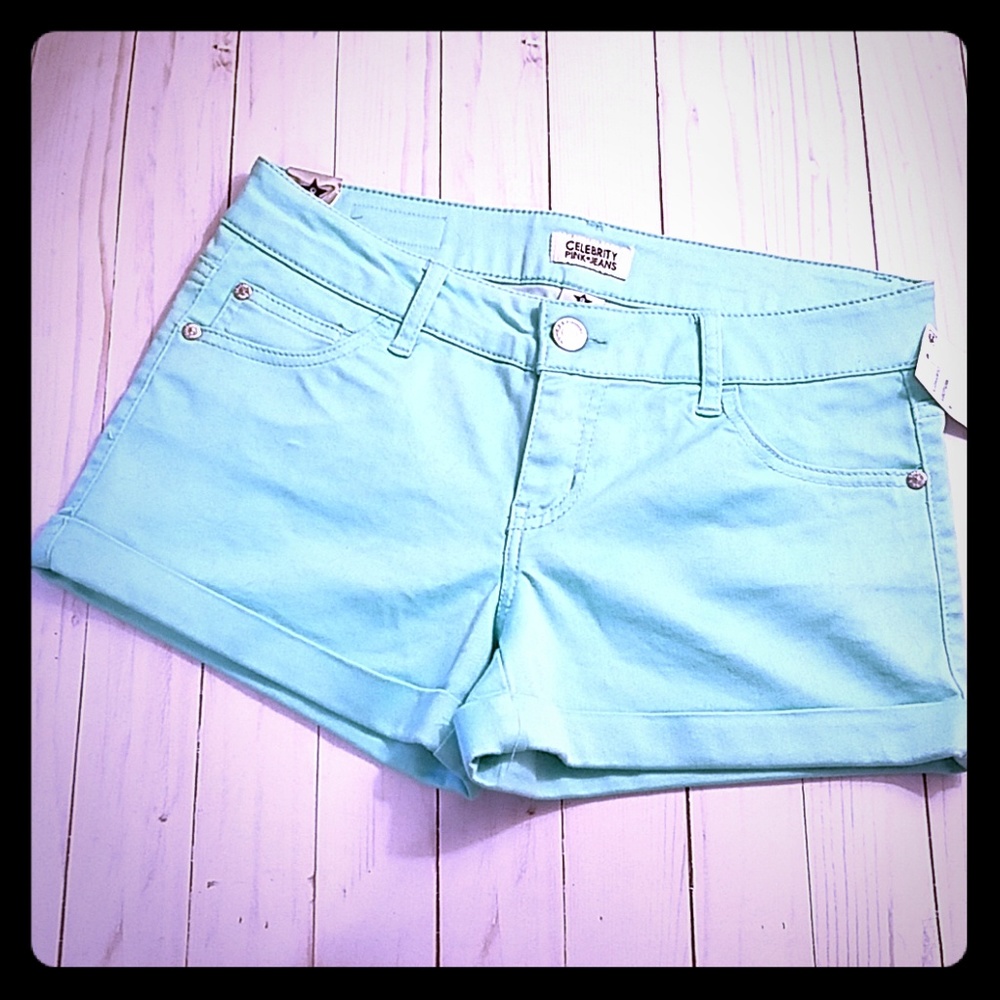 Celebrity Pink Jeans, low rise shorts